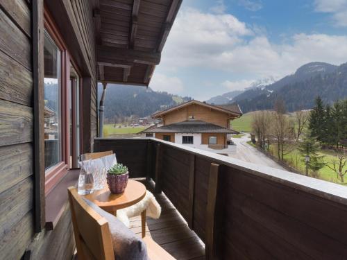 Ein Balkon oder eine Terrasse in der Unterkunft Tennenwirt Guesthouse