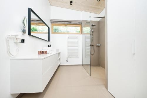 Kúpeľňa v ubytovaní Privates Ferienhaus Velden 24 Home
