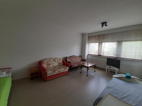 Ruang duduk di Minimotel