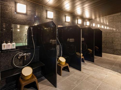 Vonios kambarys apgyvendinimo įstaigoje Comfort Inn Kyoto Shijokarasuma