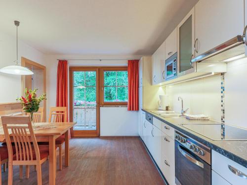 Dapur atau dapur kecil di Koglbauer - Apartment Nr 2