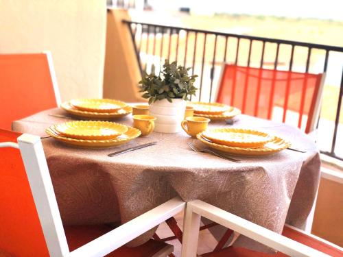 Kép ROMINA 4E - Apartamento en los canales de Roses Santa Margarita - terraza con vistas szállásáról Rosesben a galériában