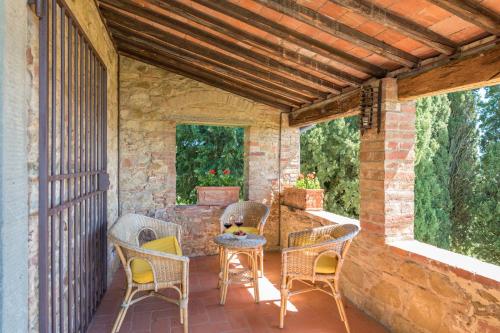 Ein Sitzbereich in der Unterkunft Il Giardino Inglese