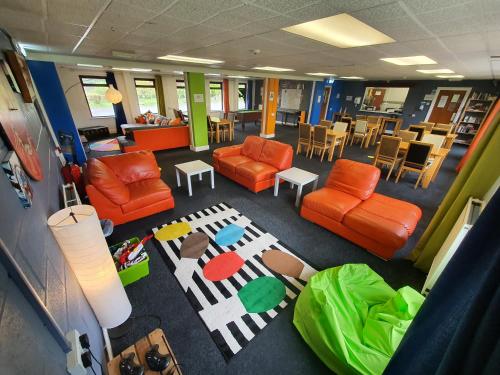 Un lugar para sentarse en Basecamp Wales