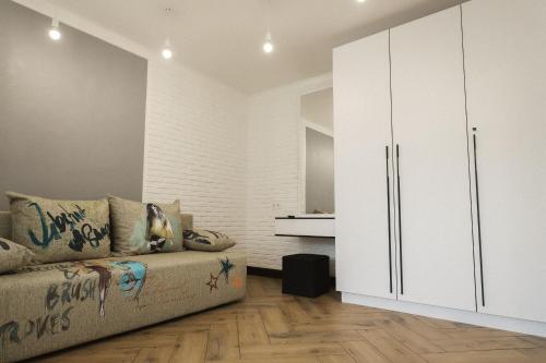 Posezení v ubytování LOFT-Style Apartment