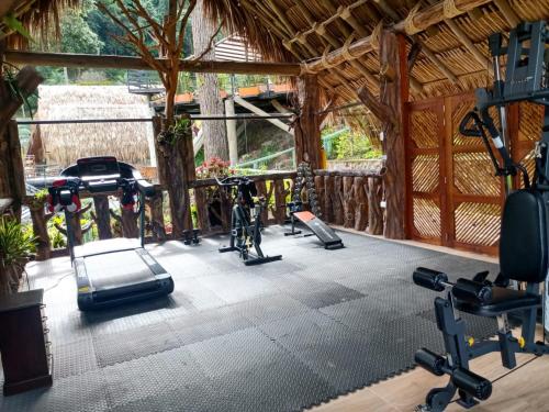 Fitnes oz. oprema za telovadbo v nastanitvi Rancho Ecoturistico el Faro