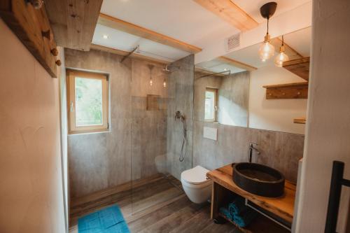 Ванная комната в Chalet Passeier - RIVER
