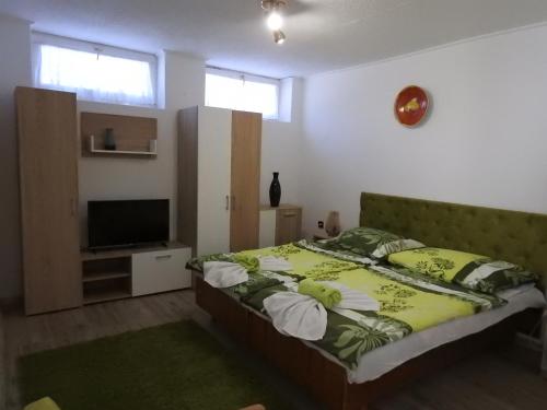 Postel nebo postele na pokoji v ubytování Haus Gizella