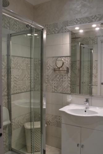 Bilik mandi di MEDUSA Residence B&B