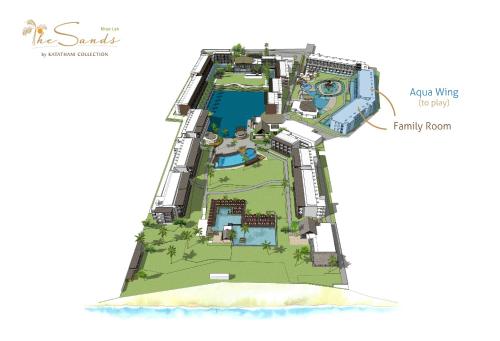 a floor plan of the resort at The Sands Khao Lak by Katathani - SHA Extra Plus in Khao Lak