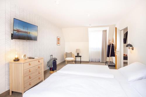 Posteľ alebo postele v izbe v ubytovaní maakt Apartments