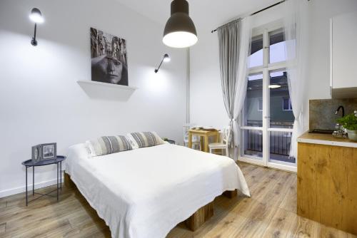 Kuchyň nebo kuchyňský kout v ubytování Niron Apartament Dom z Papieru Lizbona