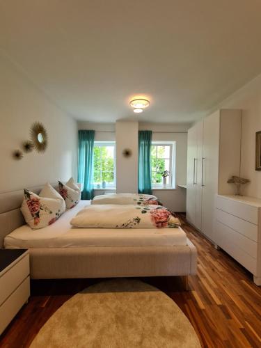 Postel nebo postele na pokoji v ubytování Villa Wieser