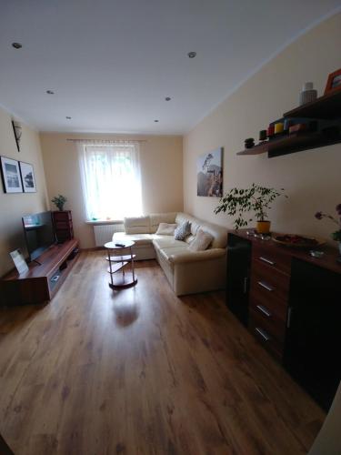 Χώρος καθιστικού στο Apartament Helenka