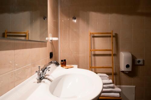 Een badkamer bij Eremo della Gasprina