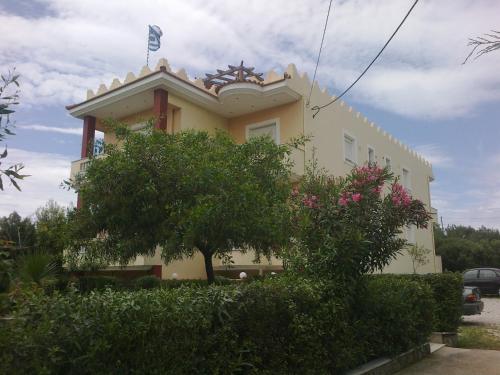 Zahrada ubytování Porto Limnia
