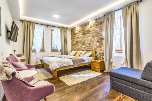 Postel nebo postele na pokoji v ubytování B&B Plitvica Creek