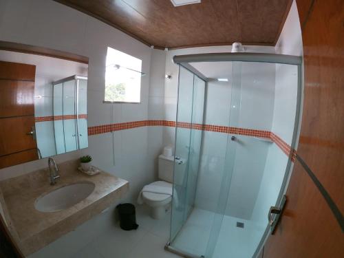 Koupelna v ubytování Hotel Morro De São Paulo