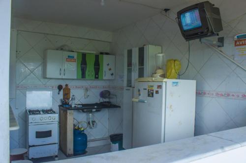 Una cocina o zona de cocina en Casa de Lu