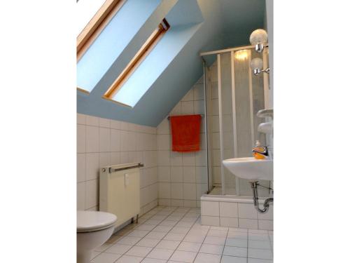 Koupelna v ubytování Ferienwohnung Seepferdchen