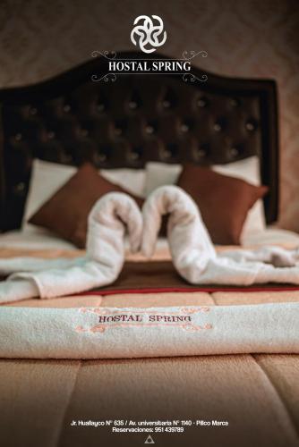 Hostal Springにあるベッド