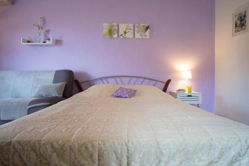 Postel nebo postele na pokoji v ubytování Apartman Luka