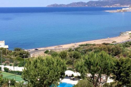 a view of the beach from a resort at West Sardinia - Bosa in Magomadas