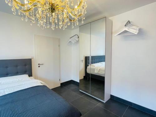 Ένα ή περισσότερα κρεβάτια σε δωμάτιο στο apartment11