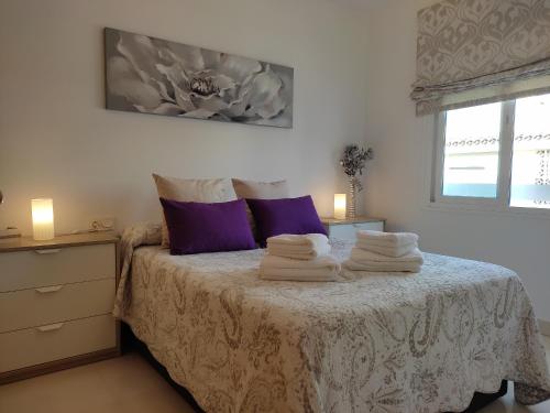 Postel nebo postele na pokoji v ubytování Apartamento turístico Náutica 1, 2°C