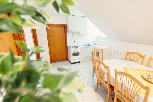 Kuchyň nebo kuchyňský kout v ubytování Frankovič Bed&Breakfast