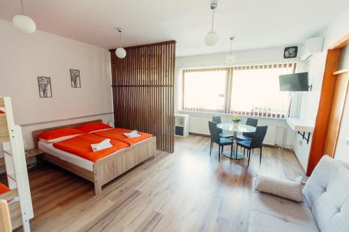 Krevet ili kreveti u jedinici u okviru objekta Frankovič Bed&Breakfast