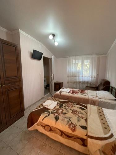 Cama o camas de una habitación en Rosa Guest House