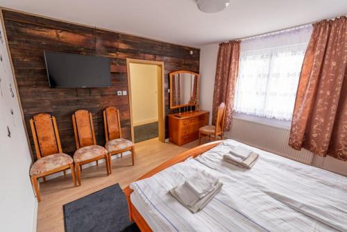 Posteľ alebo postele v izbe v ubytovaní Apartament - Jurczak