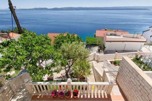 Apartment in Pisak with sea view, balcony, air conditioning, Wi-Fi (4871-2)