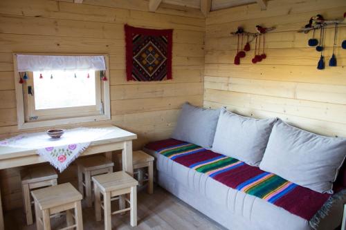 Ένα ή περισσότερα κρεβάτια σε δωμάτιο στο Raković Katun