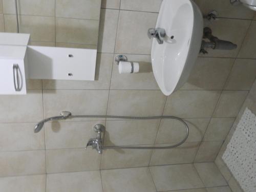 Koupelna v ubytování Mena apartmani