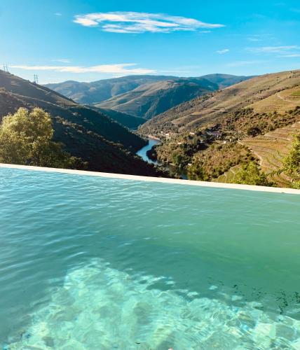 a body of water with a view of a river at Terraços do Távora in Tabuaço