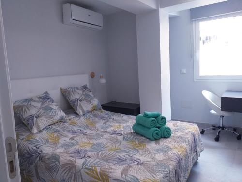 Posteľ alebo postele v izbe v ubytovaní Rentaly Holidays Apartamento Natura Mar Almería