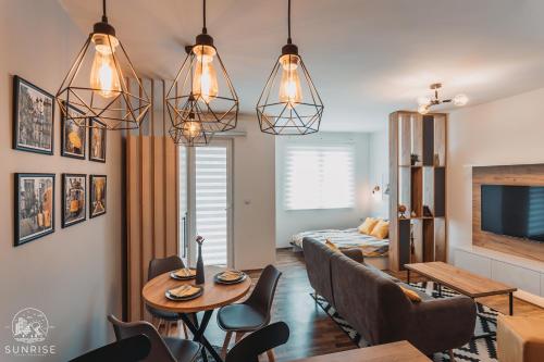 Area soggiorno di Sunrise Luxury Apartment