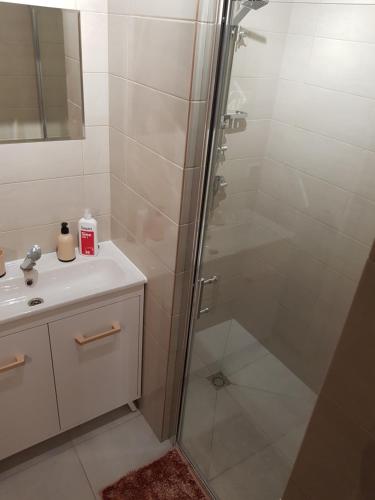 Kúpeľňa v ubytovaní Apartament Wiejska Sielanka