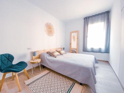 Posteľ alebo postele v izbe v ubytovaní Apartamento a 1 minuto de la playa