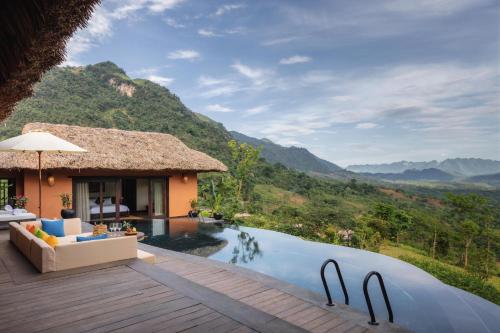 Landskap semula jadi dekat dengan resort