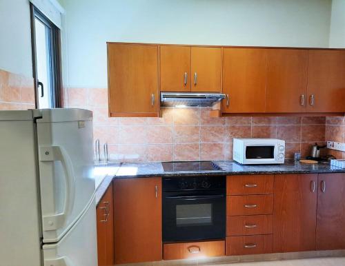 Кухня или мини-кухня в Albert's apartments
