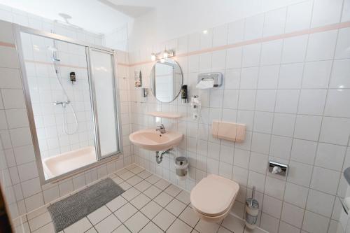 Koupelna v ubytování Zum Alten Fährhaus - Bed & Breakfast