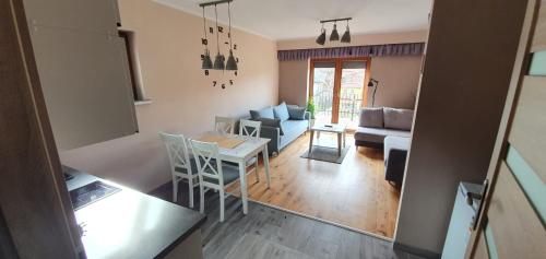 Χώρος καθιστικού στο Apartamenty Kostka