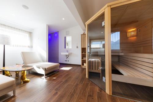 Posezení v ubytování da Peatala Apartments