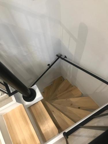 a view of a staircase in a room at ViNALUX in Vinaròs