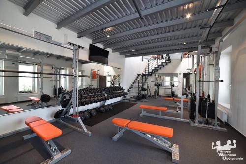 Fitness centrum a/nebo fitness zařízení v ubytování FWU Fitness wellness ubytovanie