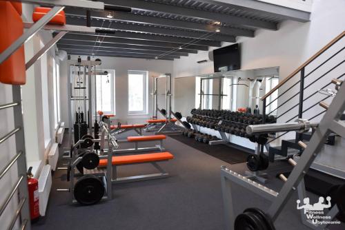 Fitness centrum a/nebo fitness zařízení v ubytování FWU Fitness wellness ubytovanie