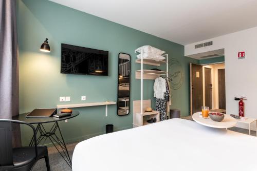 Katil atau katil-katil dalam bilik di ibis Styles Limoges Centre
